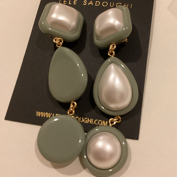 Lele sadoughi Deco long drop earrings - Picture 5 of 8